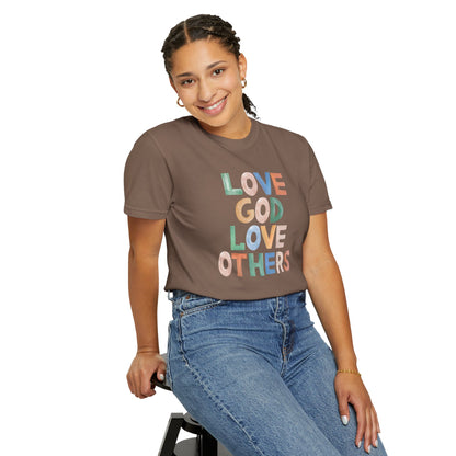 Watercolor - Love God Love Others - Adult