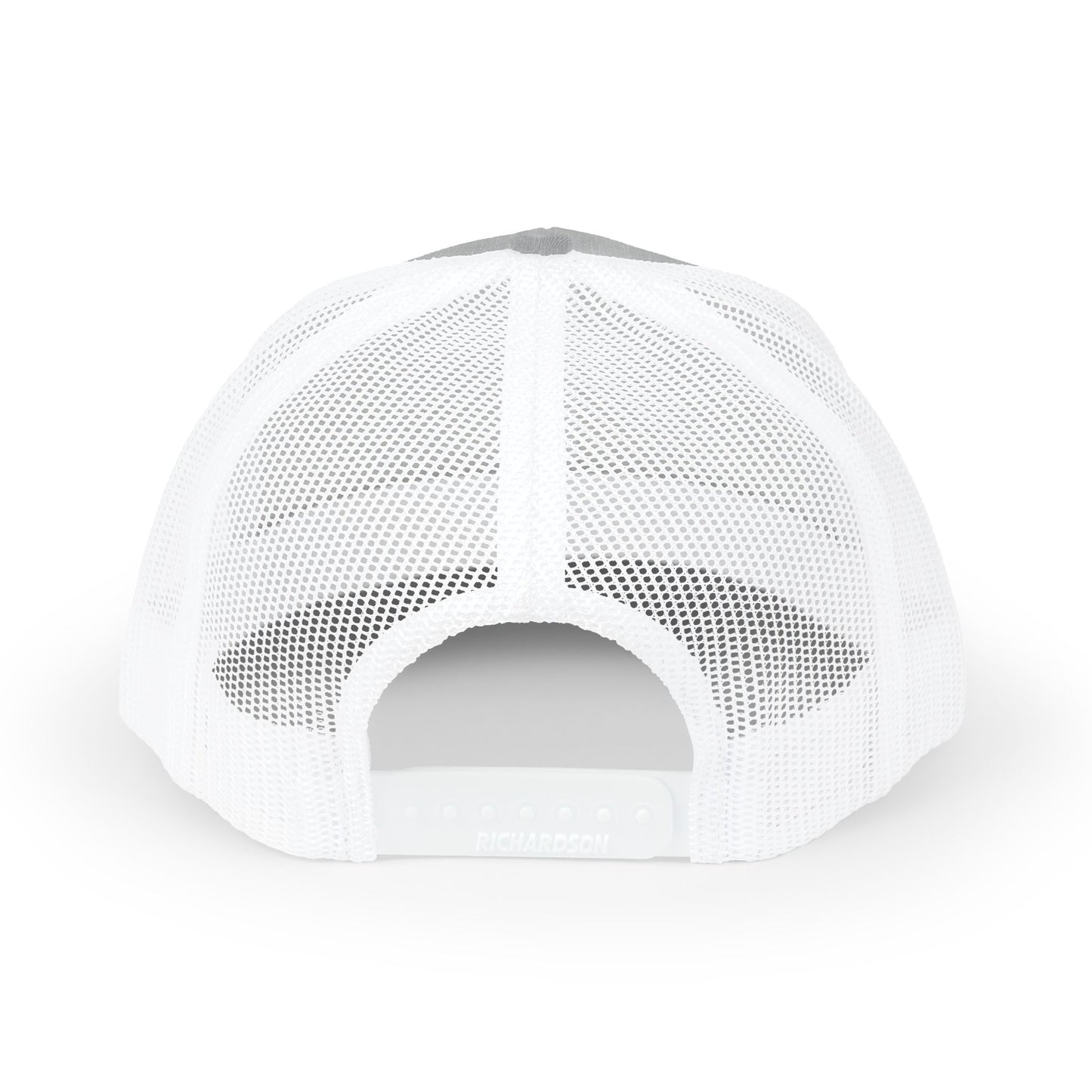 He Must Become Greater – White Text Snapback Trucker Hat (Richardson 112)