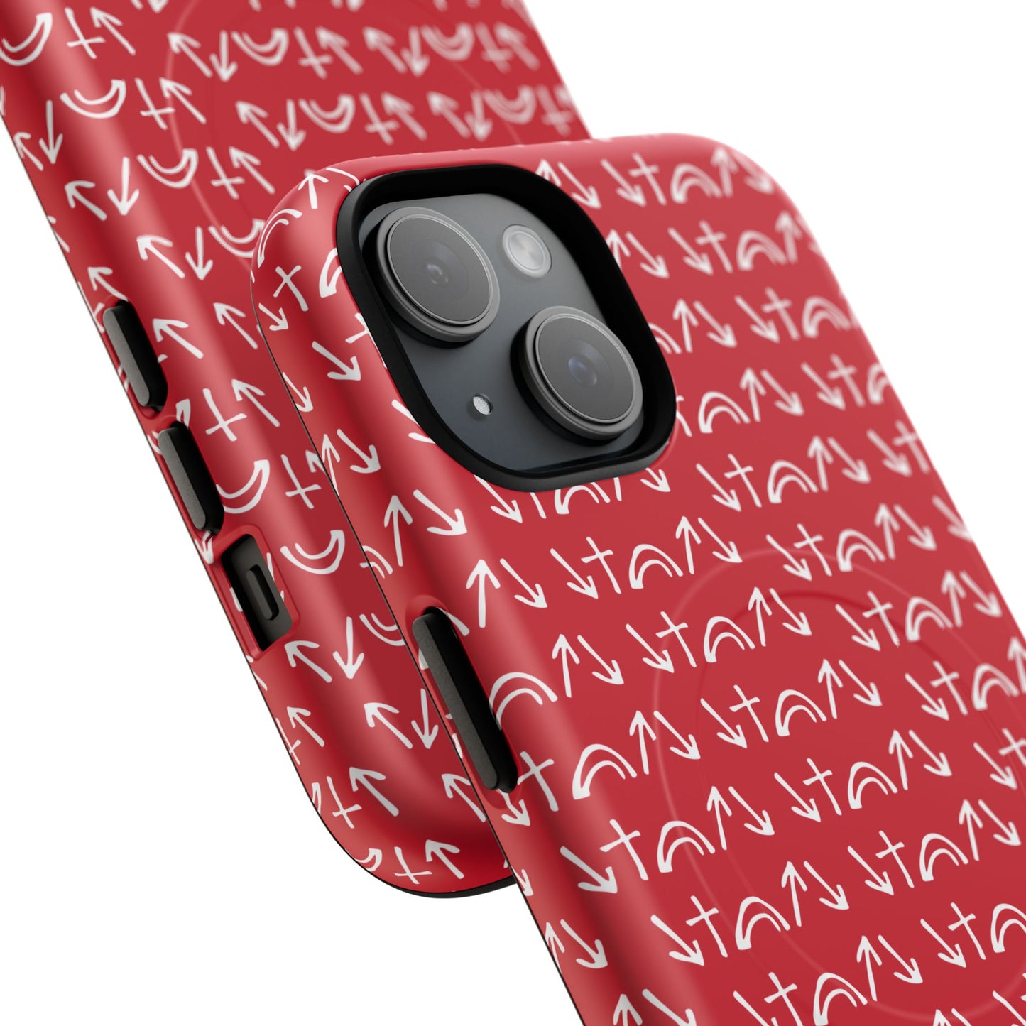 Gospel Symbols iPhone Case - Red - New iPhone 17 Cases Available!!!