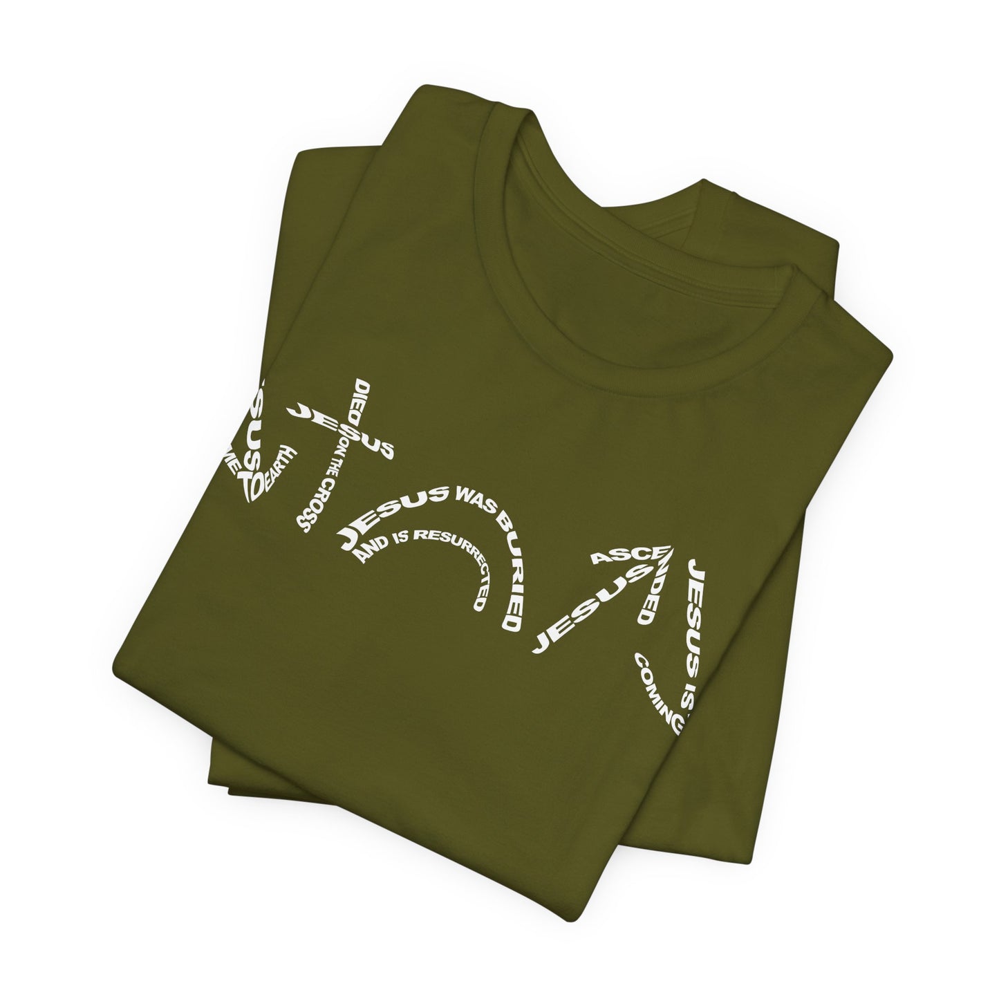 Gospel Symbols T-Shirt - White Text - Adult