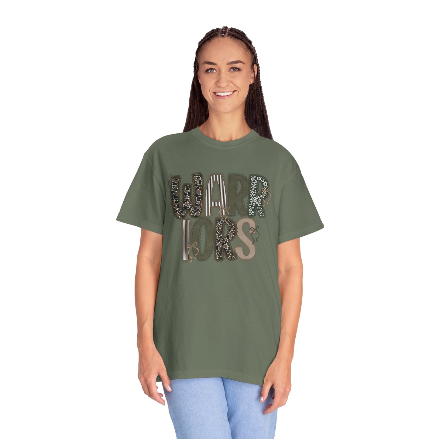 Honey Grove Warriors Cutesy Camo Graphic T-Shirt
