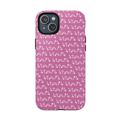 Gospel Symbols iPhone Case - Pink - New iPhone 17 Cases Available!!!