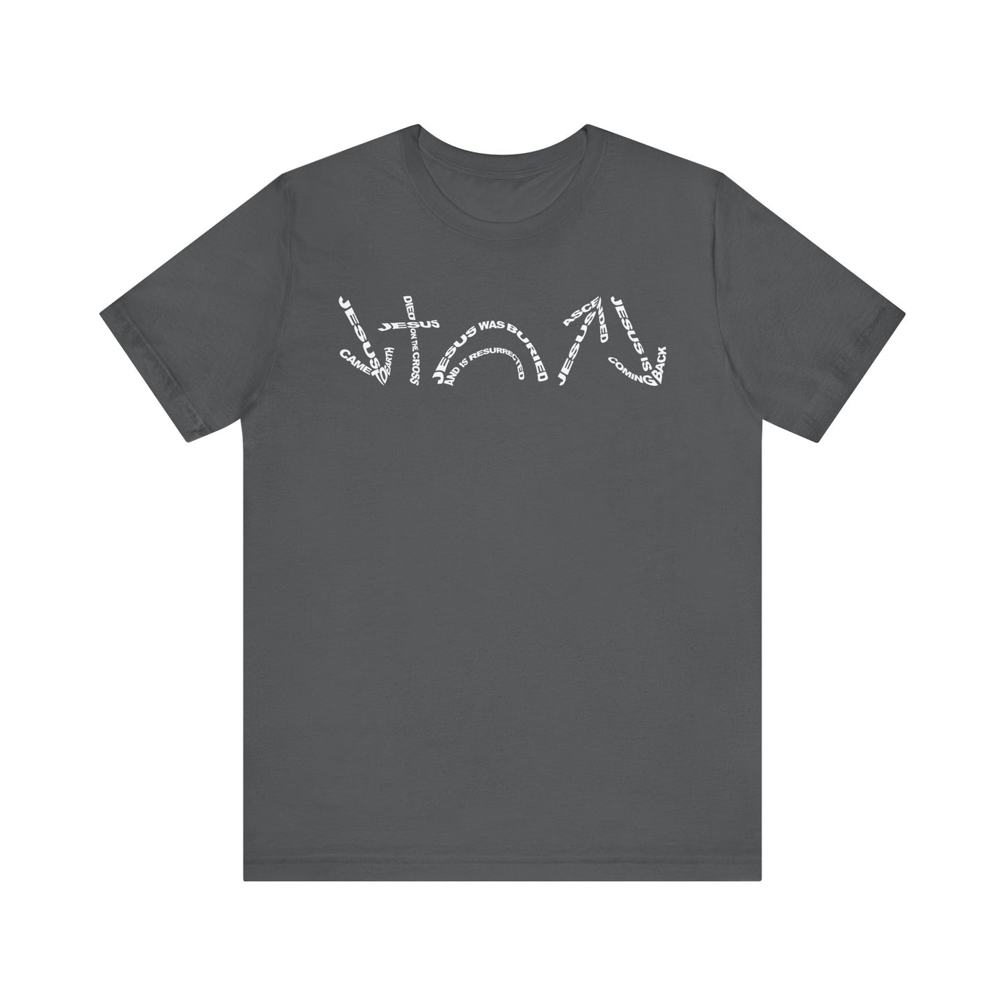 Gospel Symbols T-Shirt - White Text - Adult