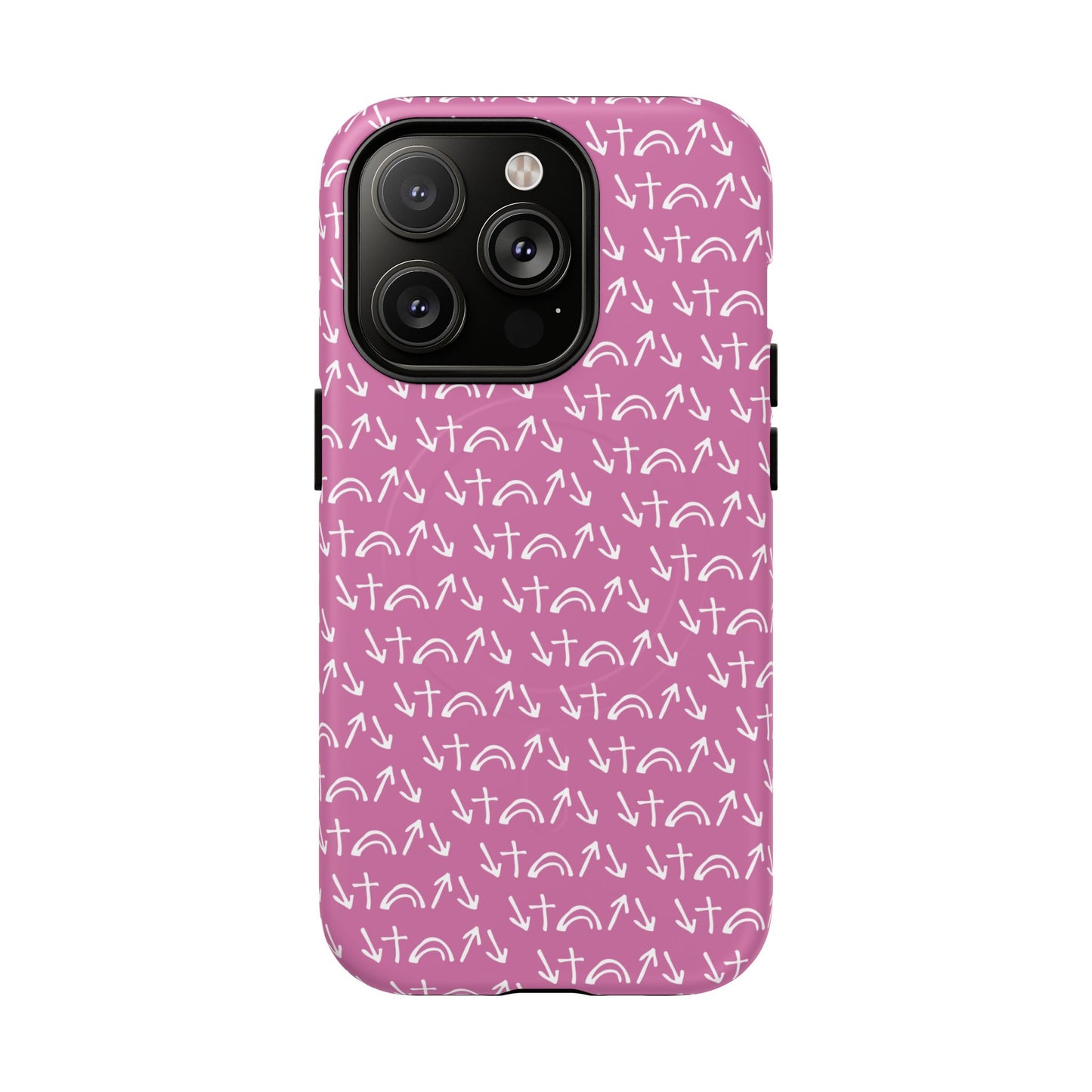 Gospel Symbols iPhone Case - Pink - New iPhone 17 Cases Available!!!