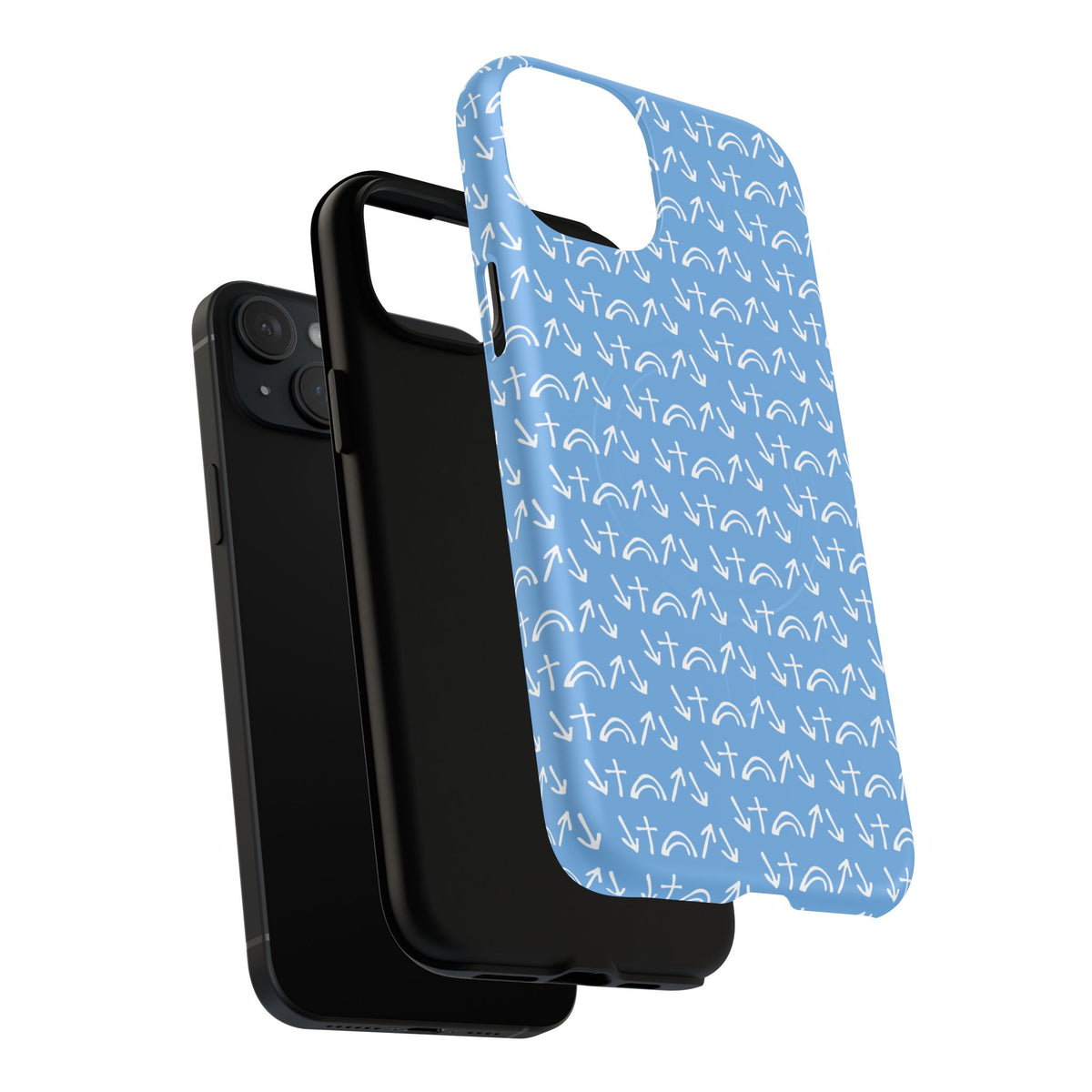 Gospel Symbols iPhone Case - Light Blue - New iPhone 17 Cases Available!!!