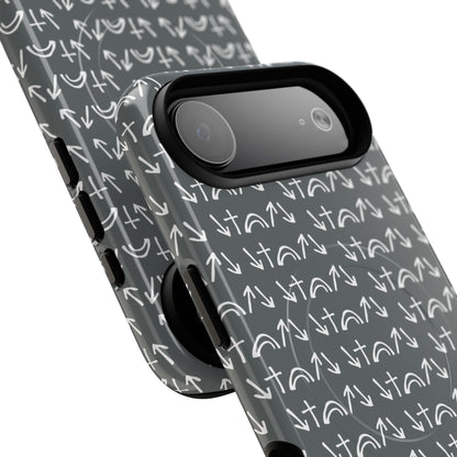 Gospel Symbols iPhone Case - Grey - New iPhone 17 Cases Available!!!