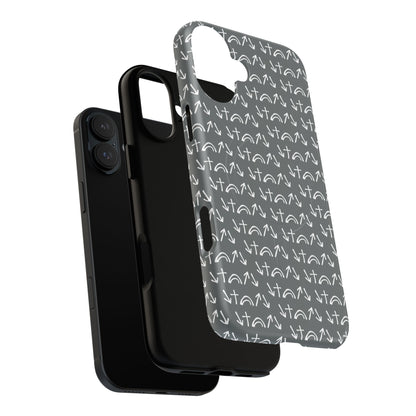 Gospel Symbols iPhone Case - Grey - New iPhone 17 Cases Available!!!