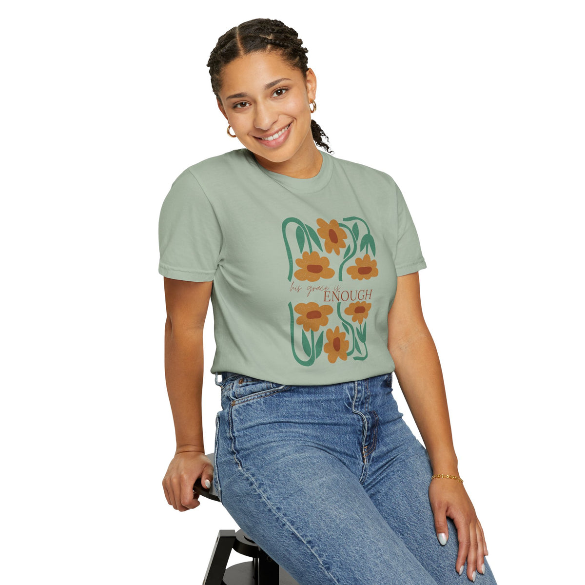 His Grace is Enough - Boho - T-Shirt - Adult