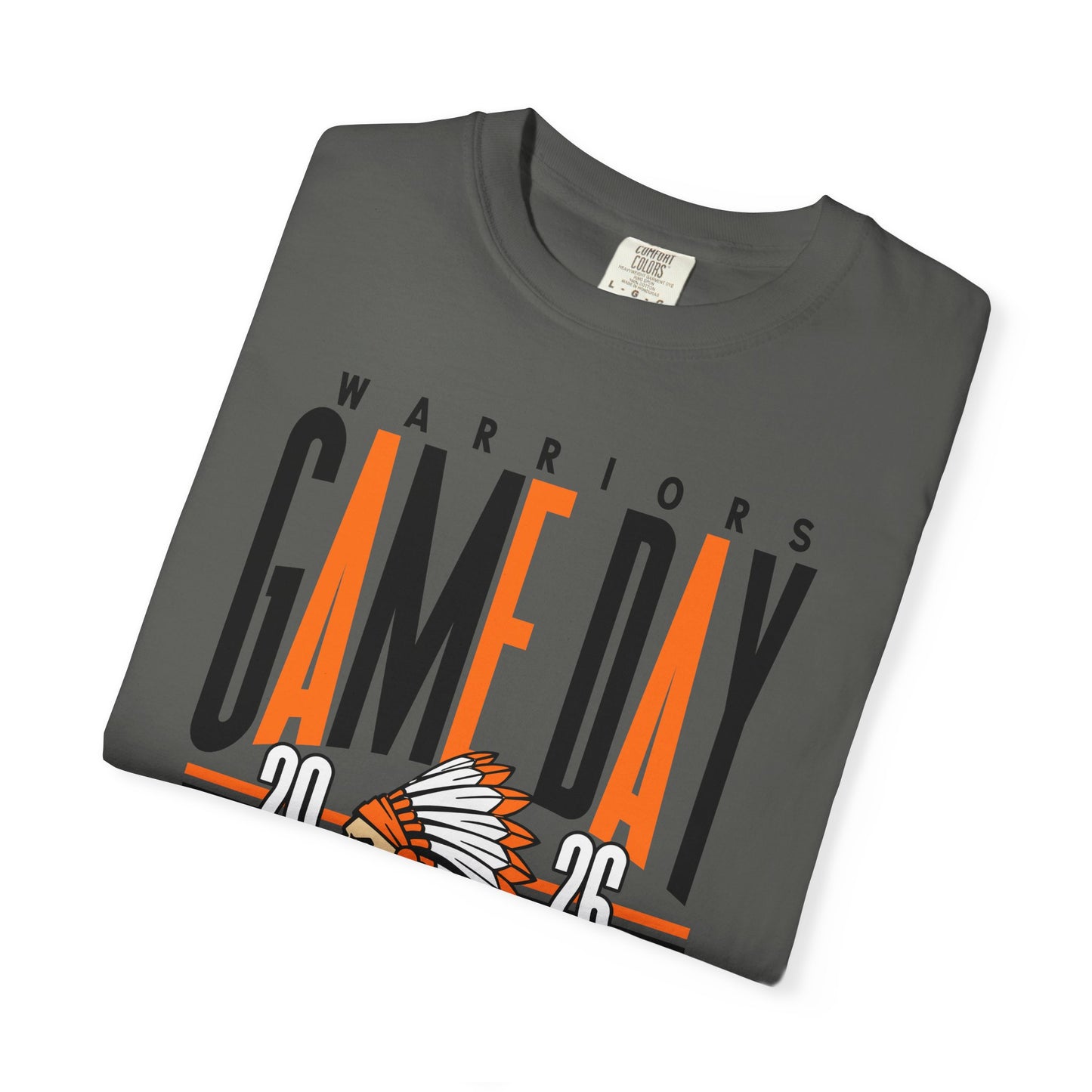 Game Day Warriors T‑Shirt — 'Game Day' Graphic with Native Headdress (Team Spirit Tee)