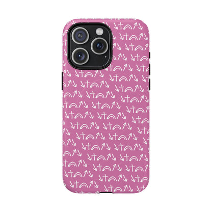 Gospel Symbols iPhone Case - Pink - New iPhone 17 Cases Available!!!