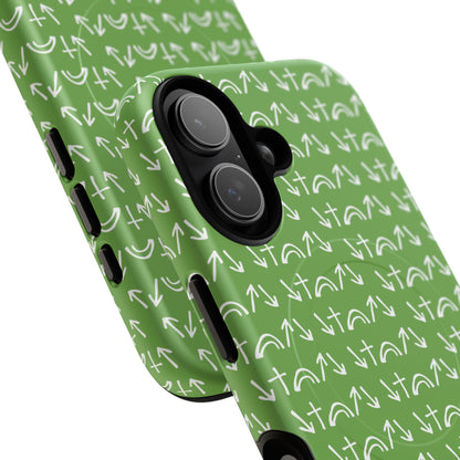 Gospel Symbols iPhone Case - Green - New iPhone 17 Cases Available!!!