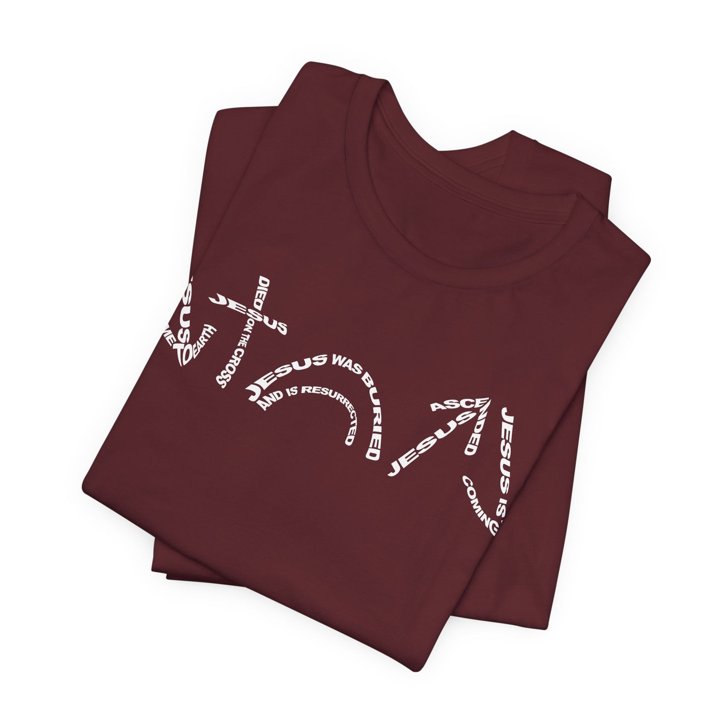 Gospel Symbols T-Shirt - White Text - Adult