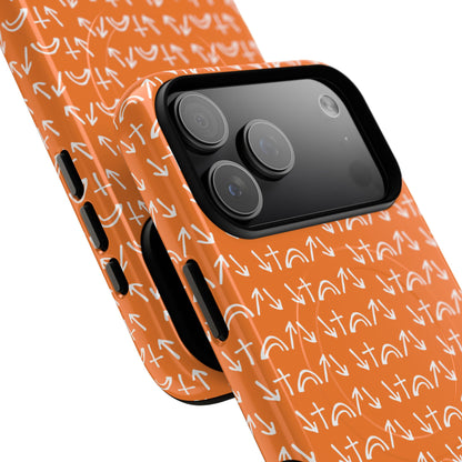 Gospel Symbols iPhone Case - Orange - New iPhone 17 Cases Available!!!
