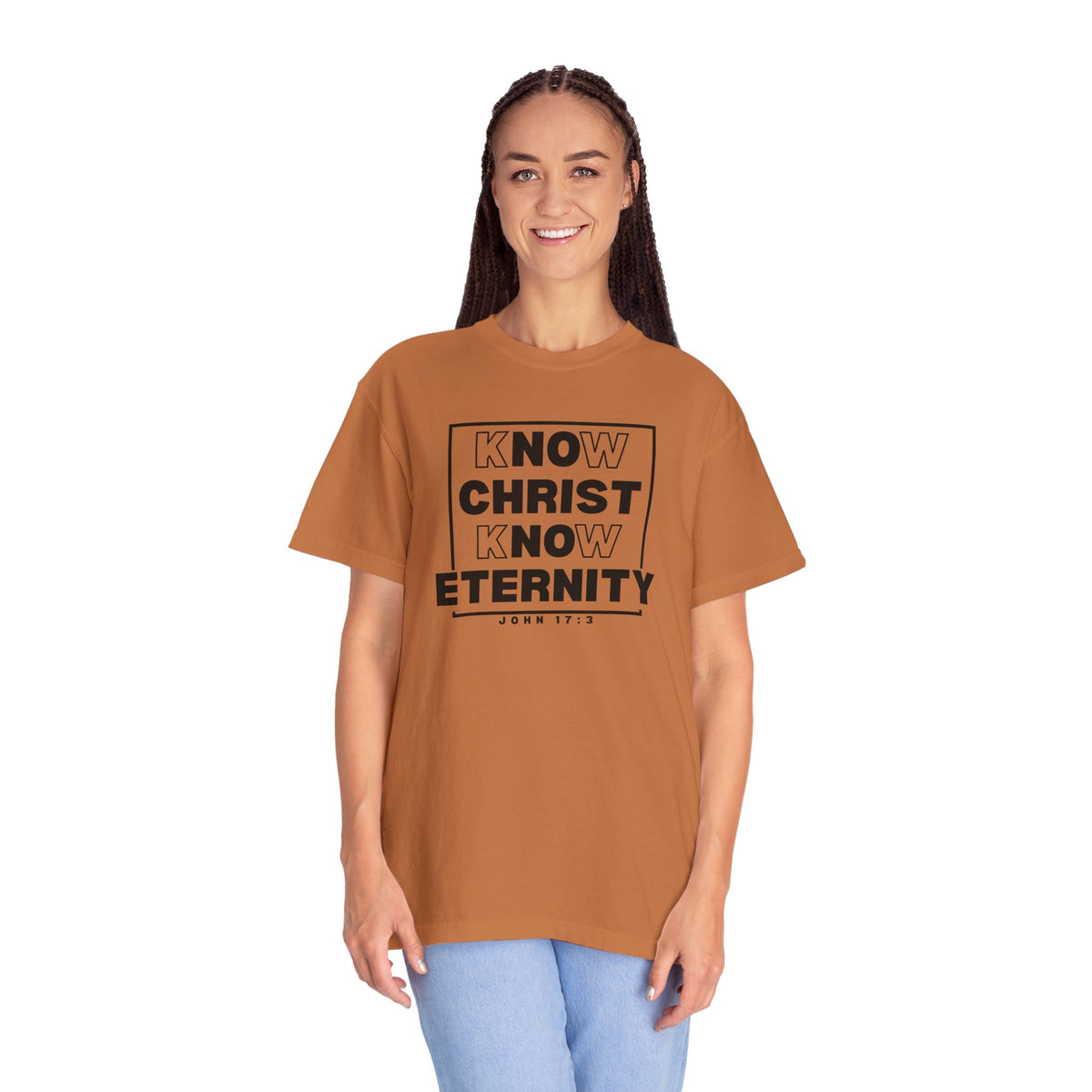 Know Christ, Know Eternity - T-Shirt - Comfort Color - Adult