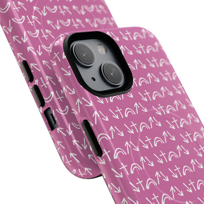 Gospel Symbols iPhone Case - Pink - New iPhone 17 Cases Available!!!