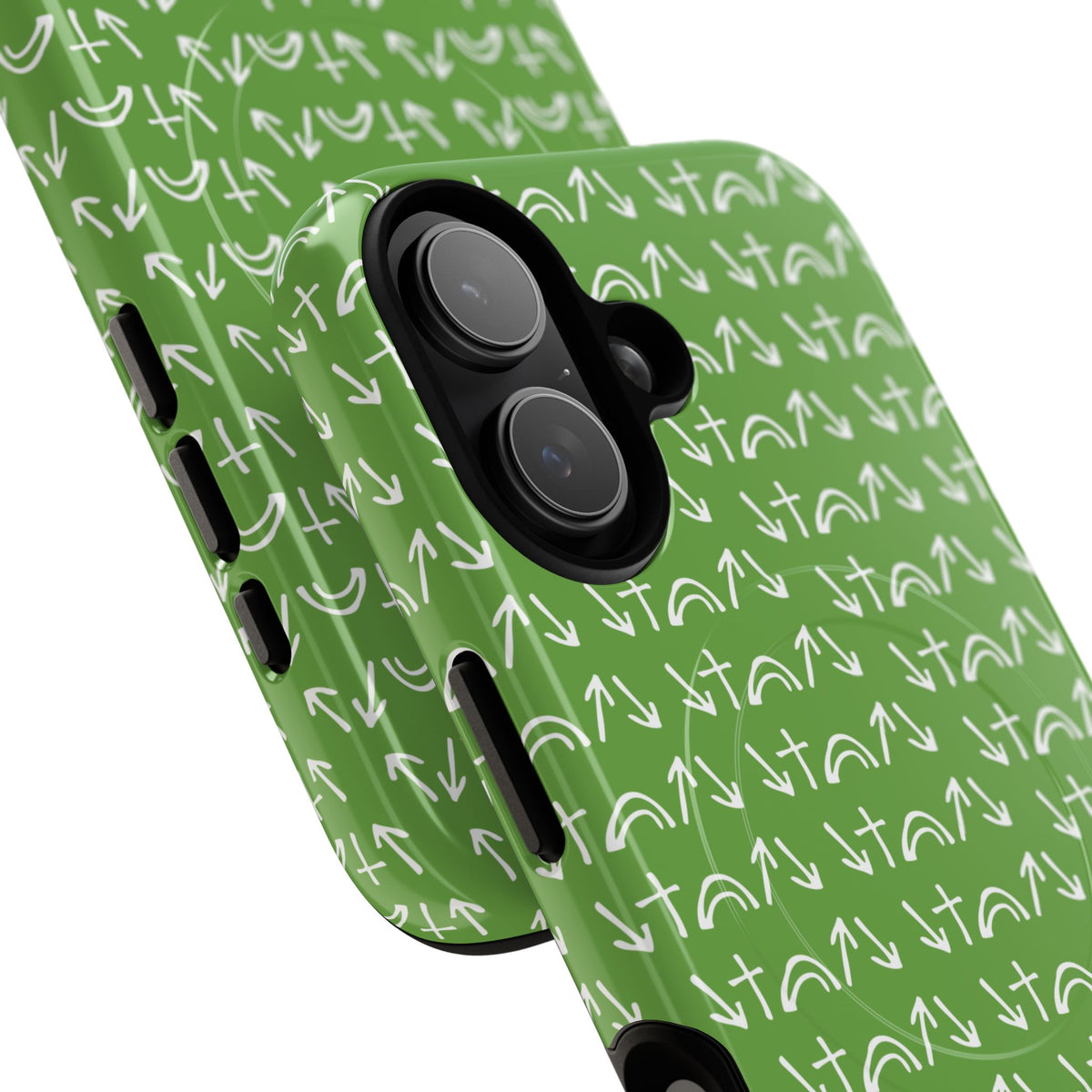 Gospel Symbols iPhone Case - Green - New iPhone 17 Cases Available!!!