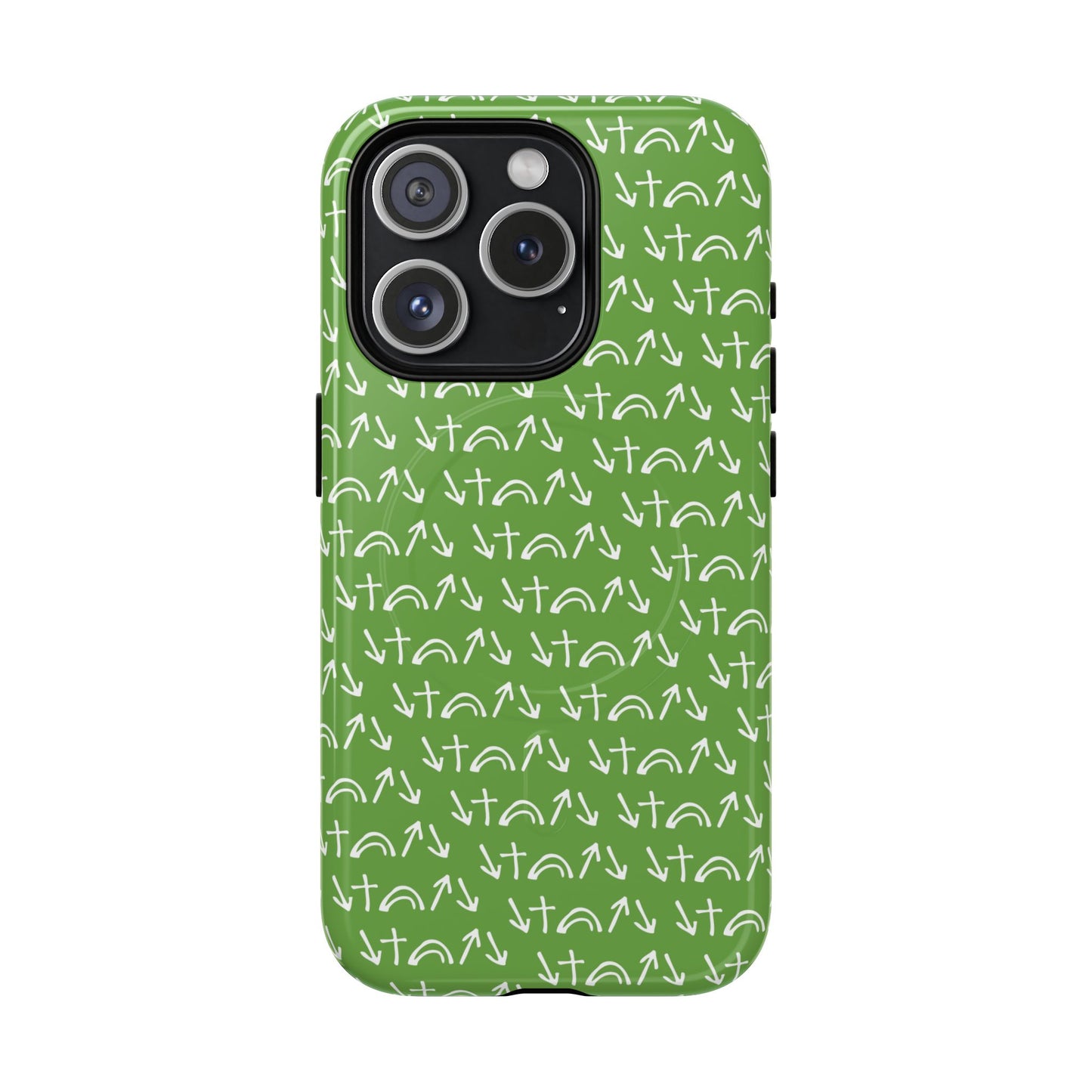 Gospel Symbols iPhone Case - Green - New iPhone 17 Cases Available!!!