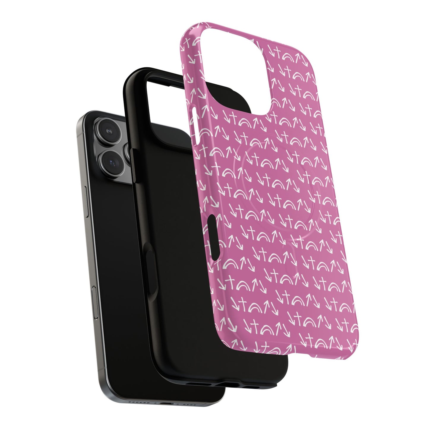 Gospel Symbols iPhone Case - Pink - New iPhone 17 Cases Available!!!