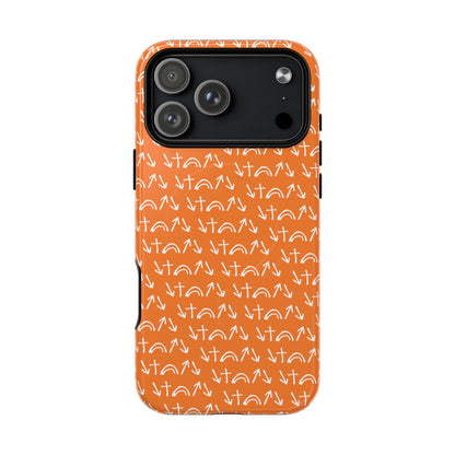 Gospel Symbols iPhone Case - Orange - New iPhone 17 Cases Available!!!