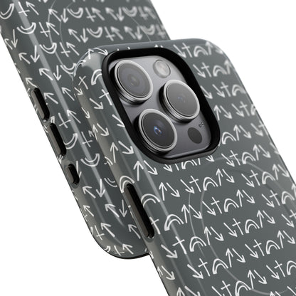 Gospel Symbols iPhone Case - Grey - New iPhone 17 Cases Available!!!