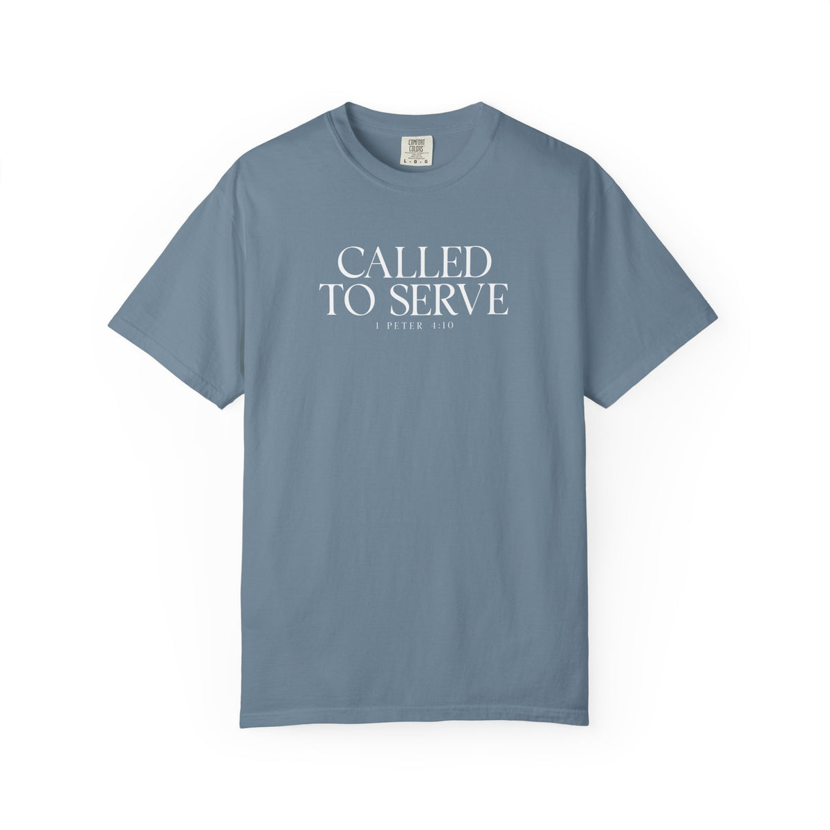 Called to Serve T-Shirt - White Text - Adult