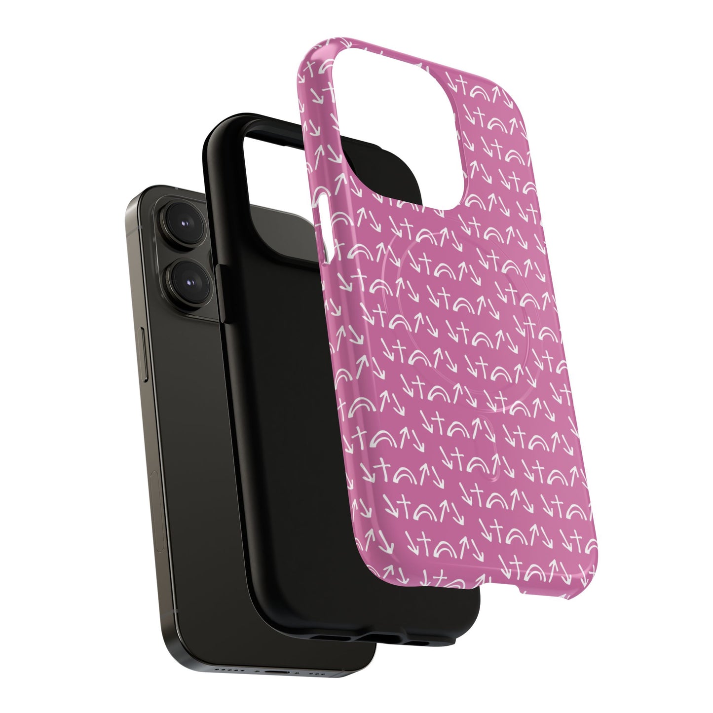 Gospel Symbols iPhone Case - Pink - New iPhone 17 Cases Available!!!