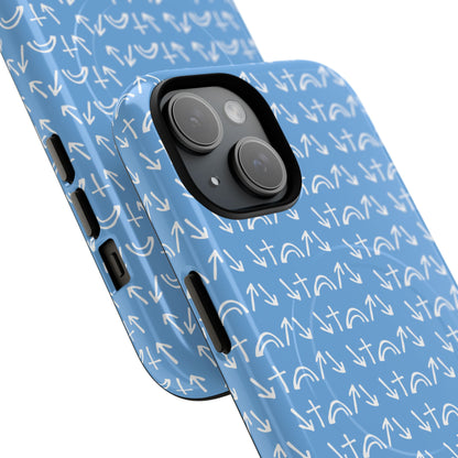 Gospel Symbols iPhone Case - Light Blue - New iPhone 17 Cases Available!!!