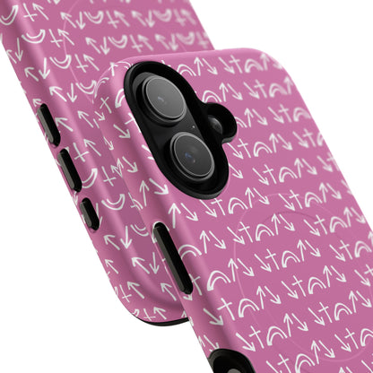 Gospel Symbols iPhone Case - Pink - New iPhone 17 Cases Available!!!