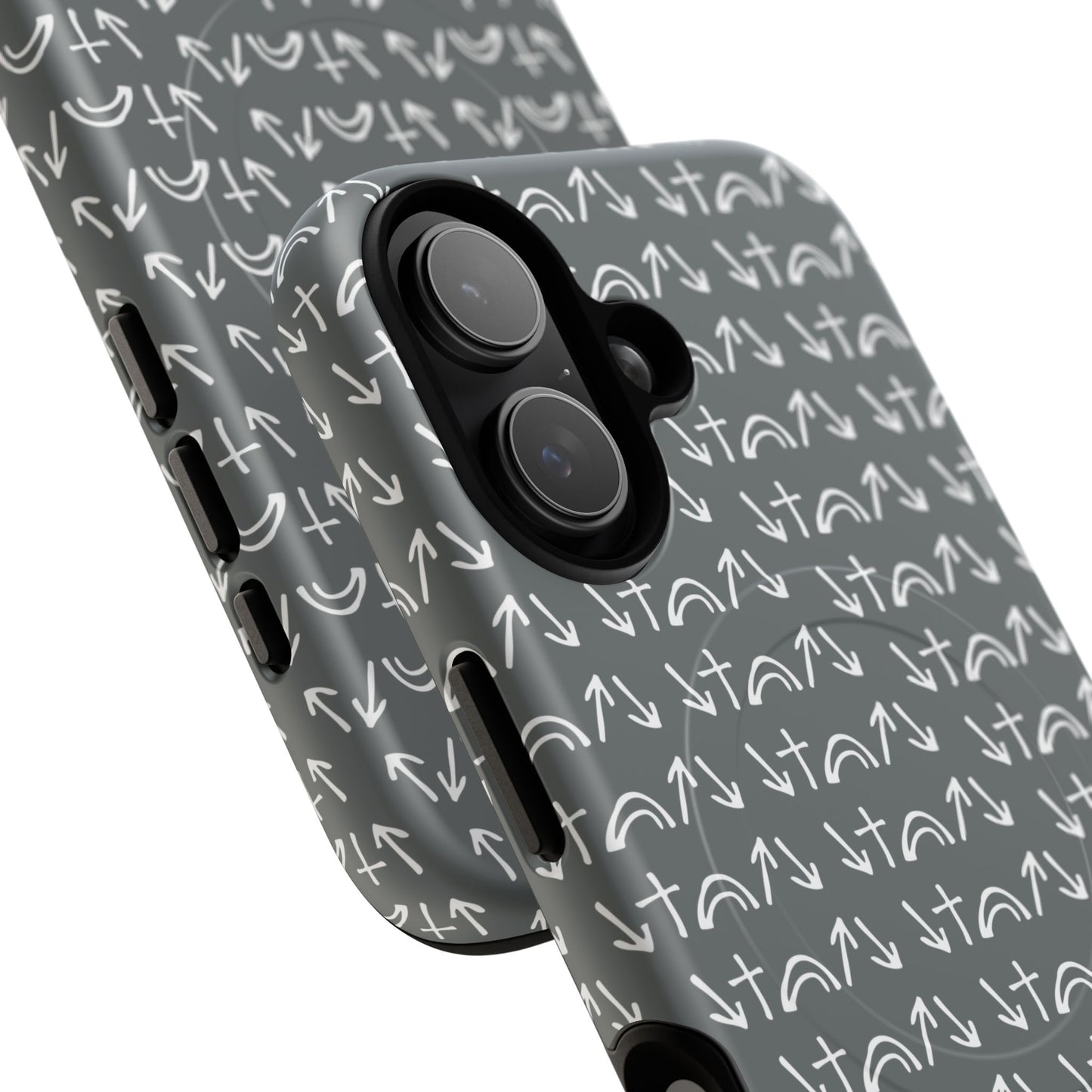 Gospel Symbols iPhone Case - Grey - New iPhone 17 Cases Available!!!
