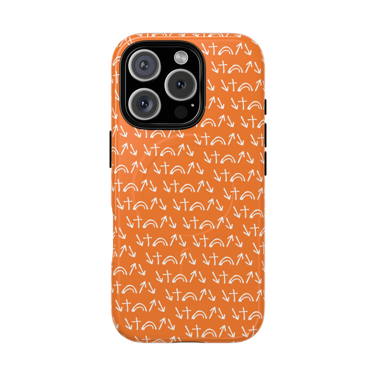 Gospel Symbols iPhone Case - Orange - New iPhone 17 Cases Available!!!