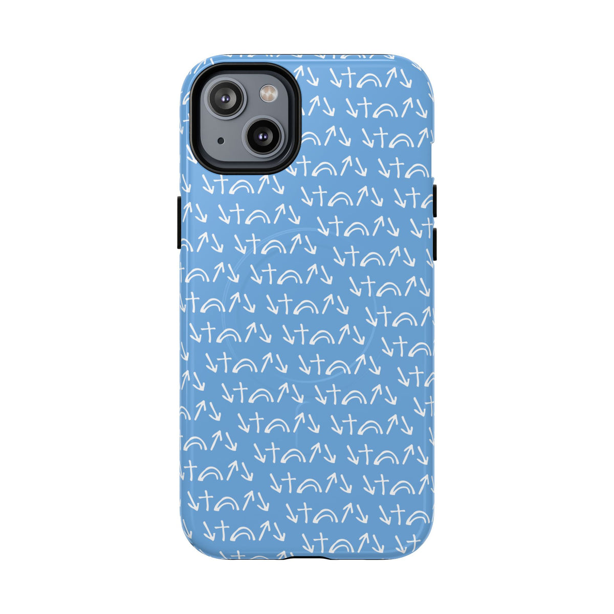 Gospel Symbols iPhone Case - Light Blue - New iPhone 17 Cases Available!!!