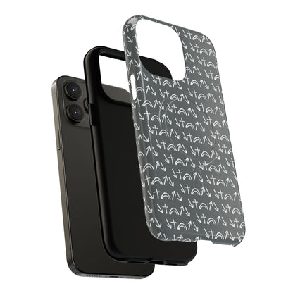 Gospel Symbols iPhone Case - Grey - New iPhone 17 Cases Available!!!