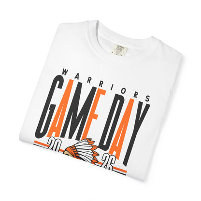 Game Day Warriors T‑Shirt — 'Game Day' Graphic with Native Headdress (Team Spirit Tee)