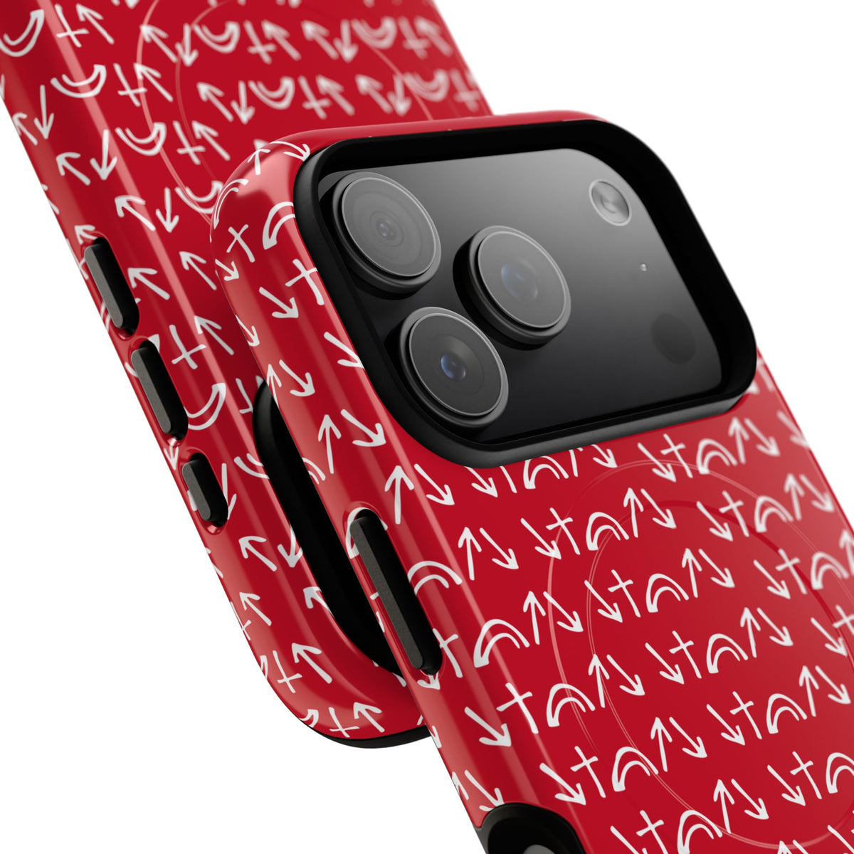 Gospel Symbols iPhone Case - Red - New iPhone 17 Cases Available!!!
