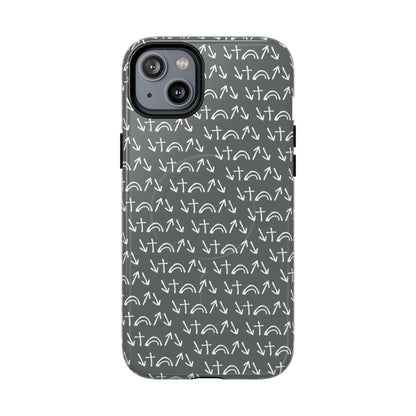 Gospel Symbols iPhone Case - Grey - New iPhone 17 Cases Available!!!