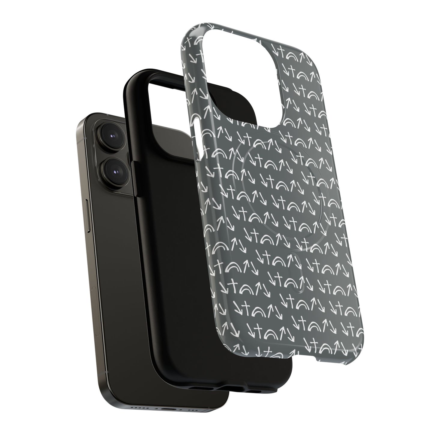 Gospel Symbols iPhone Case - Grey - New iPhone 17 Cases Available!!!