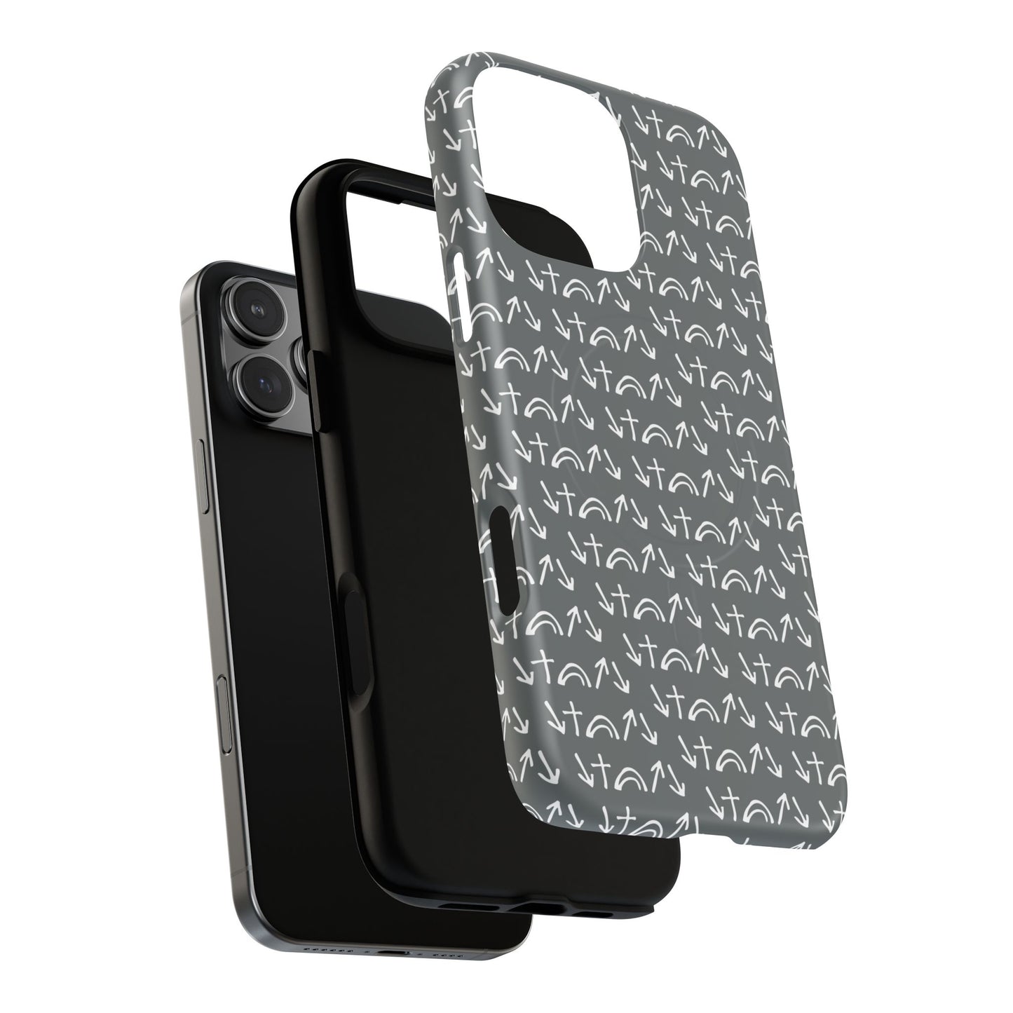 Gospel Symbols iPhone Case - Grey - New iPhone 17 Cases Available!!!