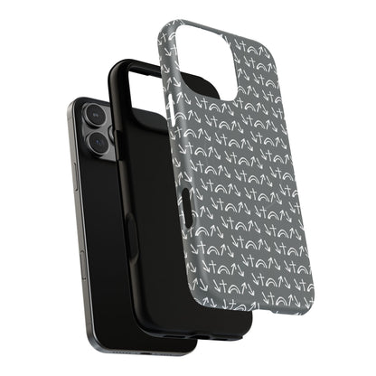 Gospel Symbols iPhone Case - Grey - New iPhone 17 Cases Available!!!