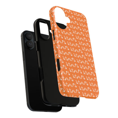 Gospel Symbols iPhone Case - Orange - New iPhone 17 Cases Available!!!