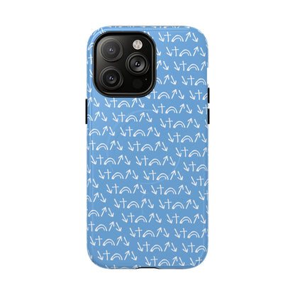 Gospel Symbols iPhone Case - Light Blue - New iPhone 17 Cases Available!!!