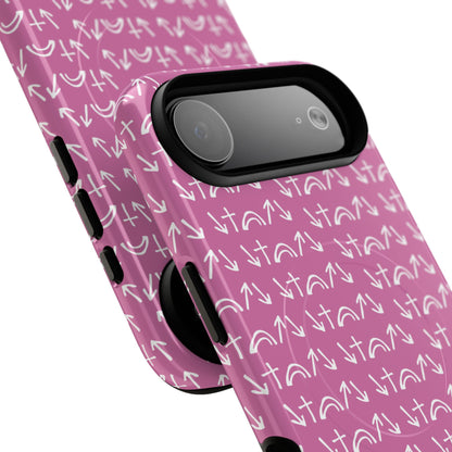 Gospel Symbols iPhone Case - Pink - New iPhone 17 Cases Available!!!