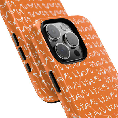 Gospel Symbols iPhone Case - Orange - New iPhone 17 Cases Available!!!