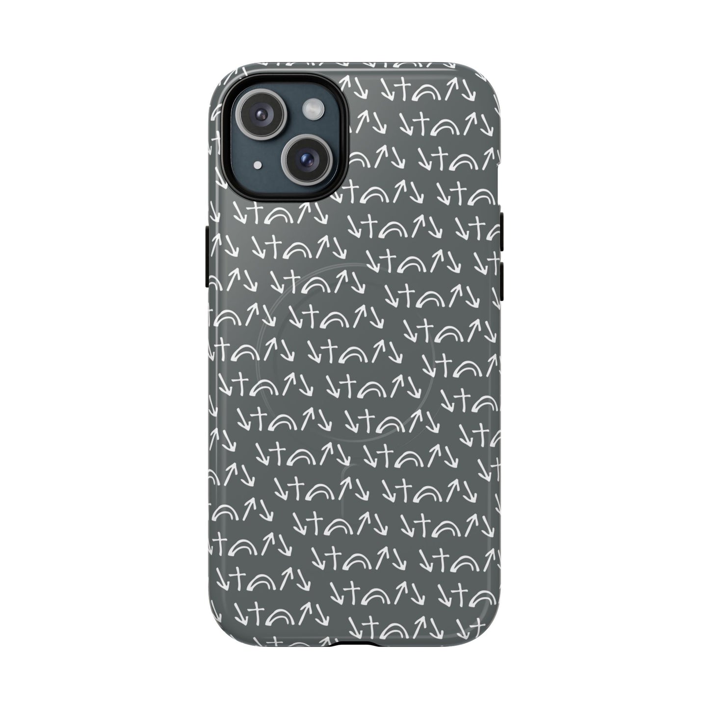 Gospel Symbols iPhone Case - Grey - New iPhone 17 Cases Available!!!