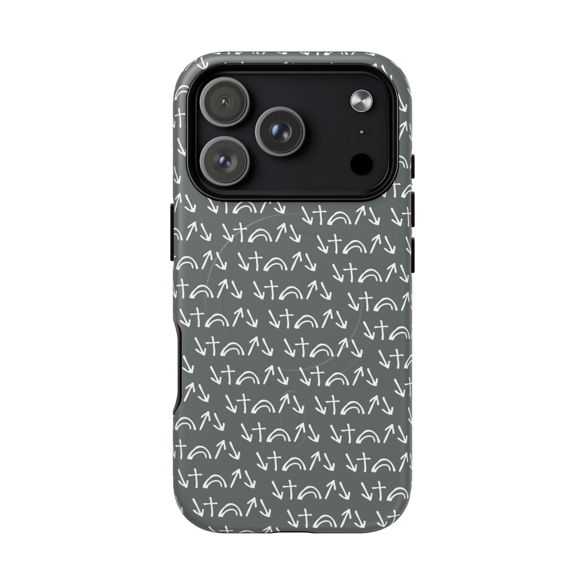 Gospel Symbols iPhone Case - Grey - New iPhone 17 Cases Available!!!