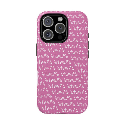 Gospel Symbols iPhone Case - Pink - New iPhone 17 Cases Available!!!