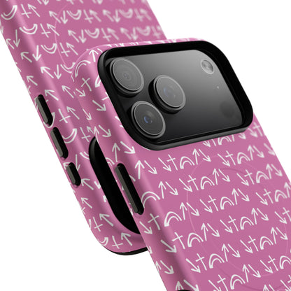 Gospel Symbols iPhone Case - Pink - New iPhone 17 Cases Available!!!