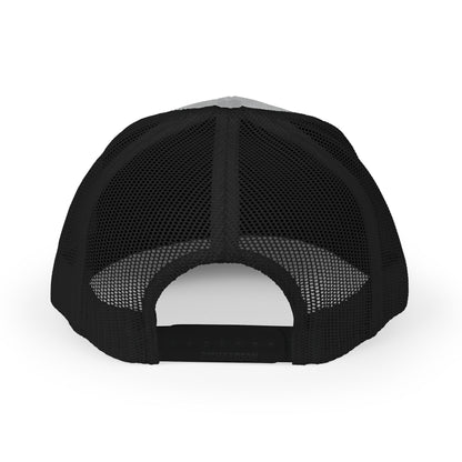He Must Become Greater – Black Text Snapback Trucker Hat (Richardson 112)