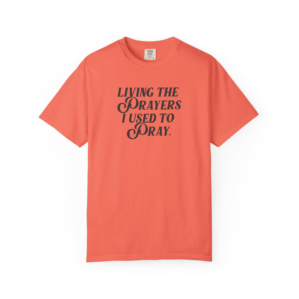 Living the Prayers I Used to Pray - T-Shirt - Comfort Color - Adult