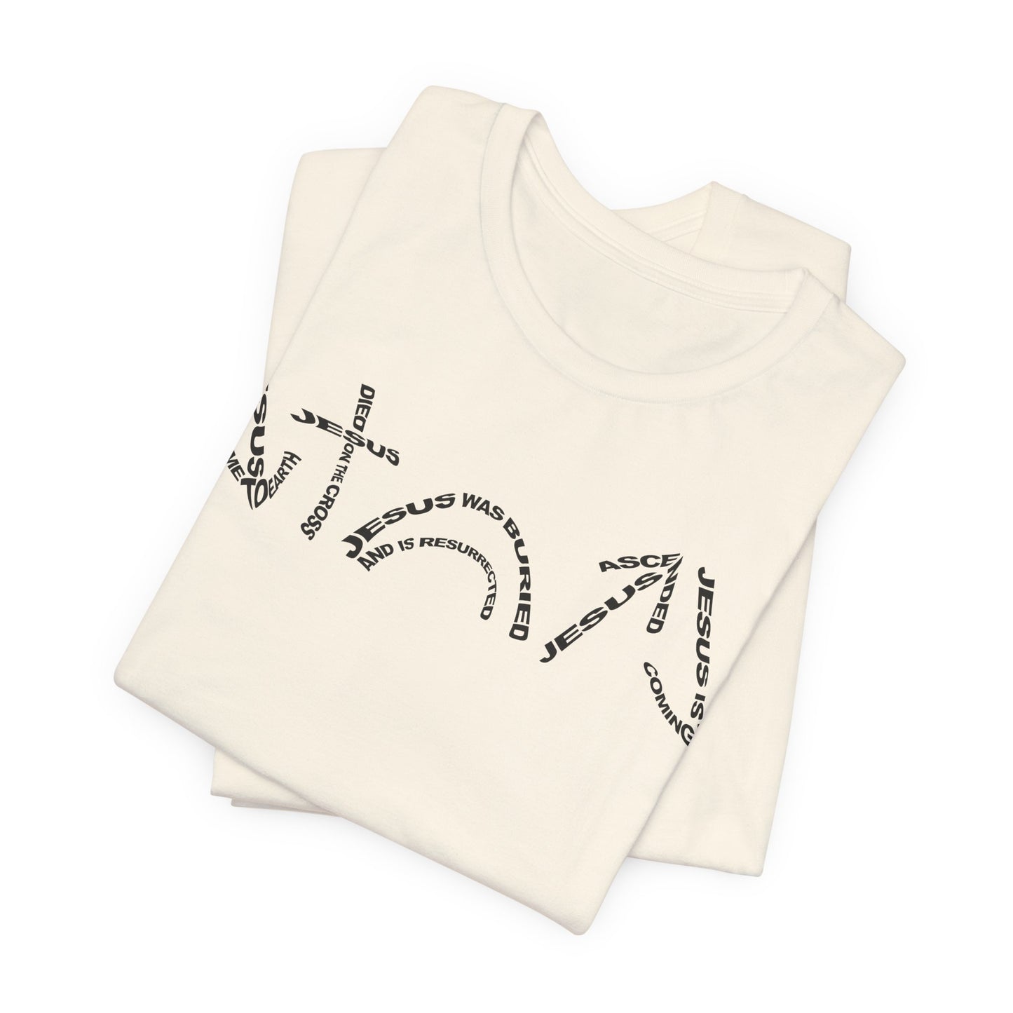 Gospel Symbols T-Shirt - Black Text - Adult