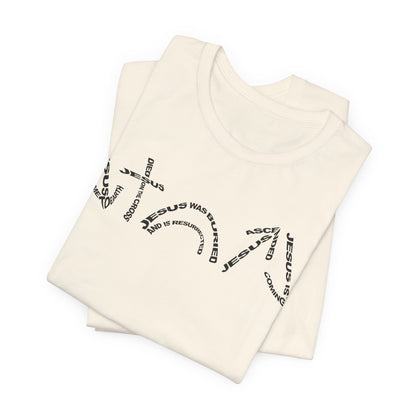 Gospel Symbols T-Shirt - Black Text - Adult